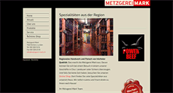 Desktop Screenshot of metzgerei-mark.ch